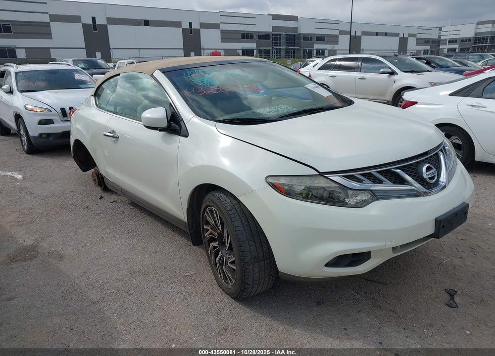 2011 NISSAN MURANO CROSSCABRIOLET VIN: JN8AZ1FY2BW002074