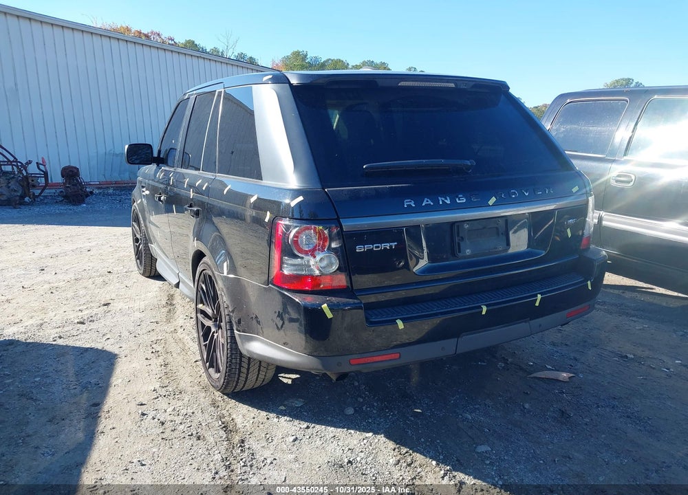 2012 LAND ROVER RANGE ROVER SPORT HSE VIN: SALSF2D43CA753478
