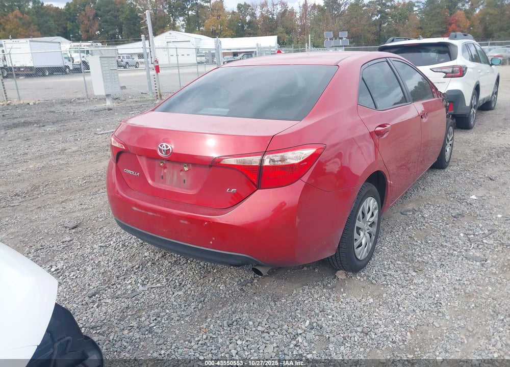 2019 TOYOTA COROLLA LE VIN: 2T1BURHE1KC232911
