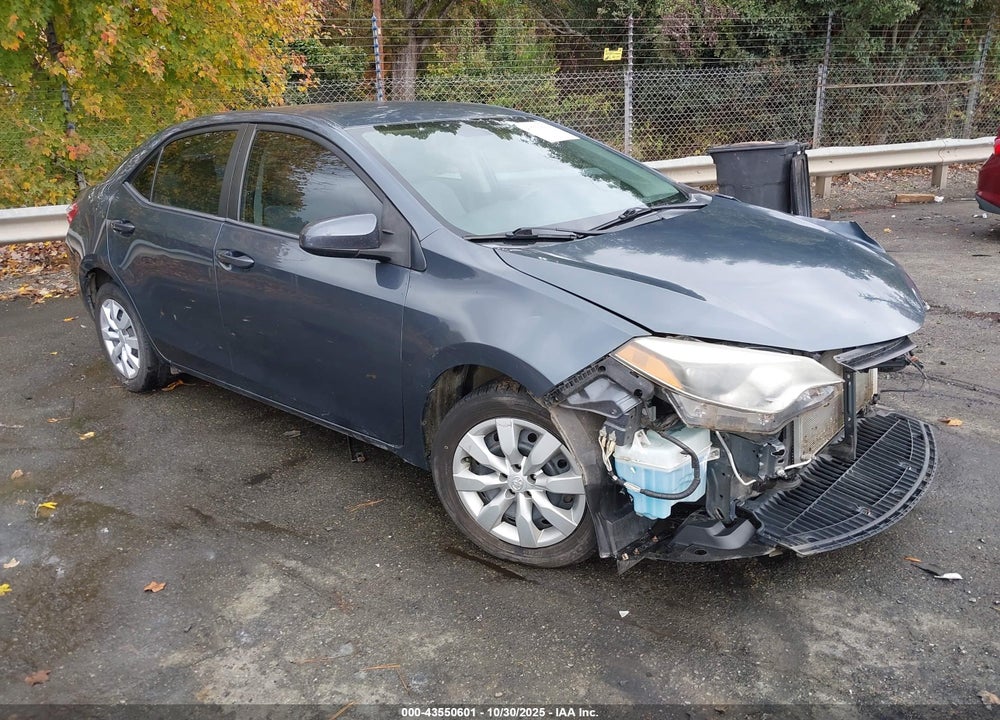 2014 TOYOTA COROLLA LE VIN: 2T1BURHE0EC048905