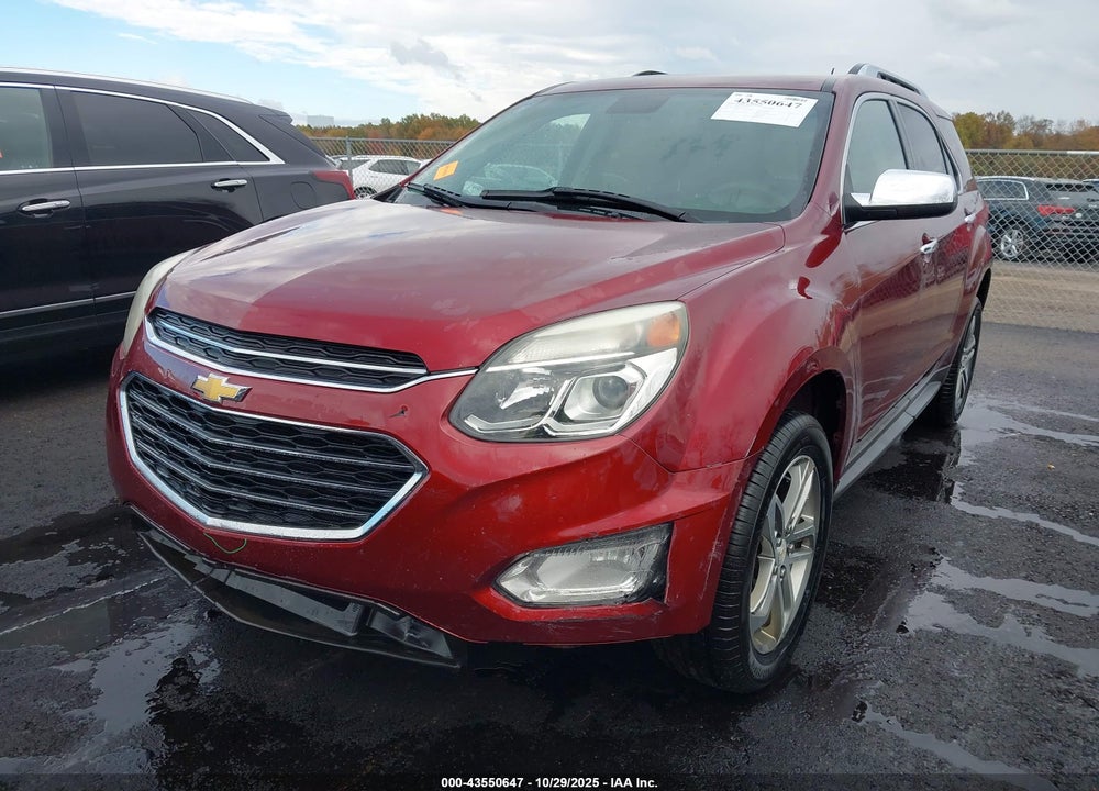 2016 CHEVROLET EQUINOX LTZ VIN: 2GNALDEK6G6267195