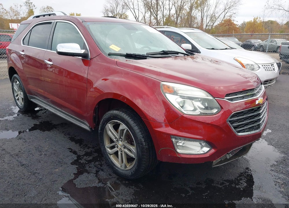 2016 CHEVROLET EQUINOX LTZ VIN: 2GNALDEK6G6267195