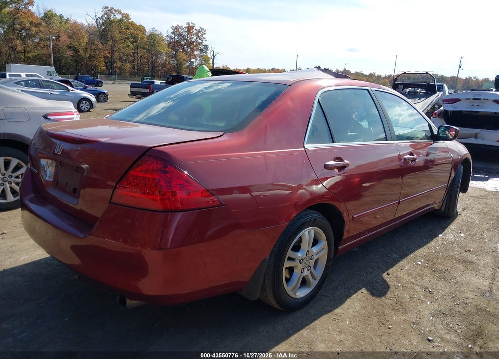 2007 HONDA ACCORD VIN: 1HGCM56377A022888