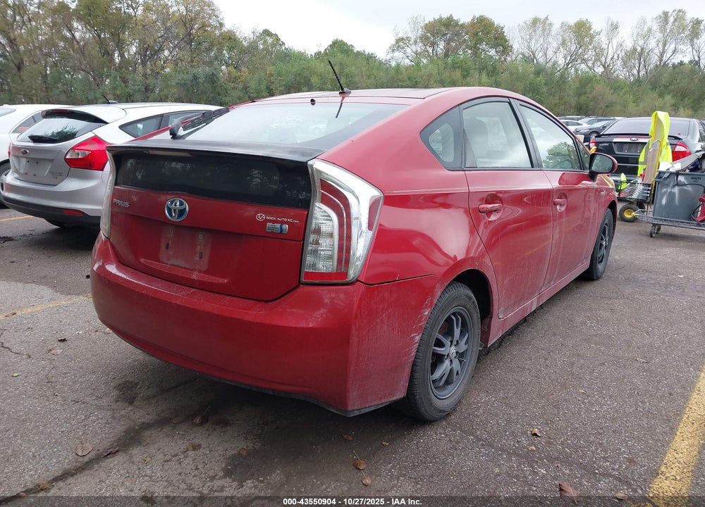 2012 TOYOTA PRIUS VIN: JTDKN3DU4C5452372