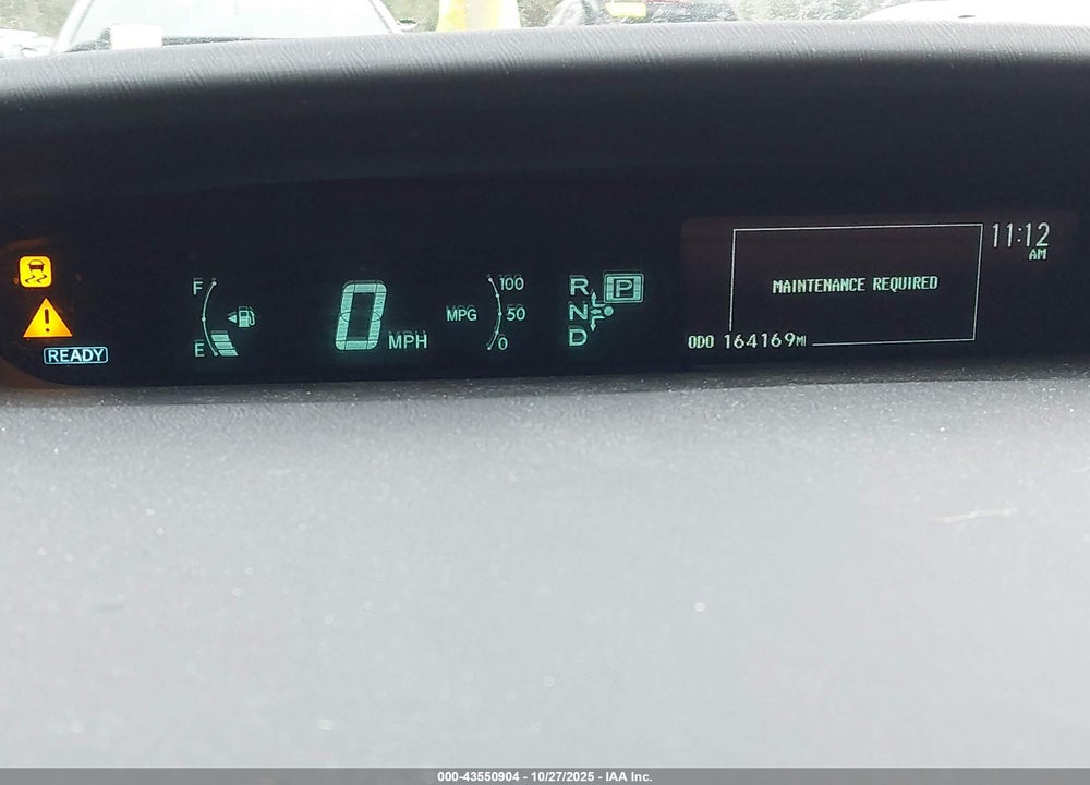 2012 TOYOTA PRIUS VIN: JTDKN3DU4C5452372