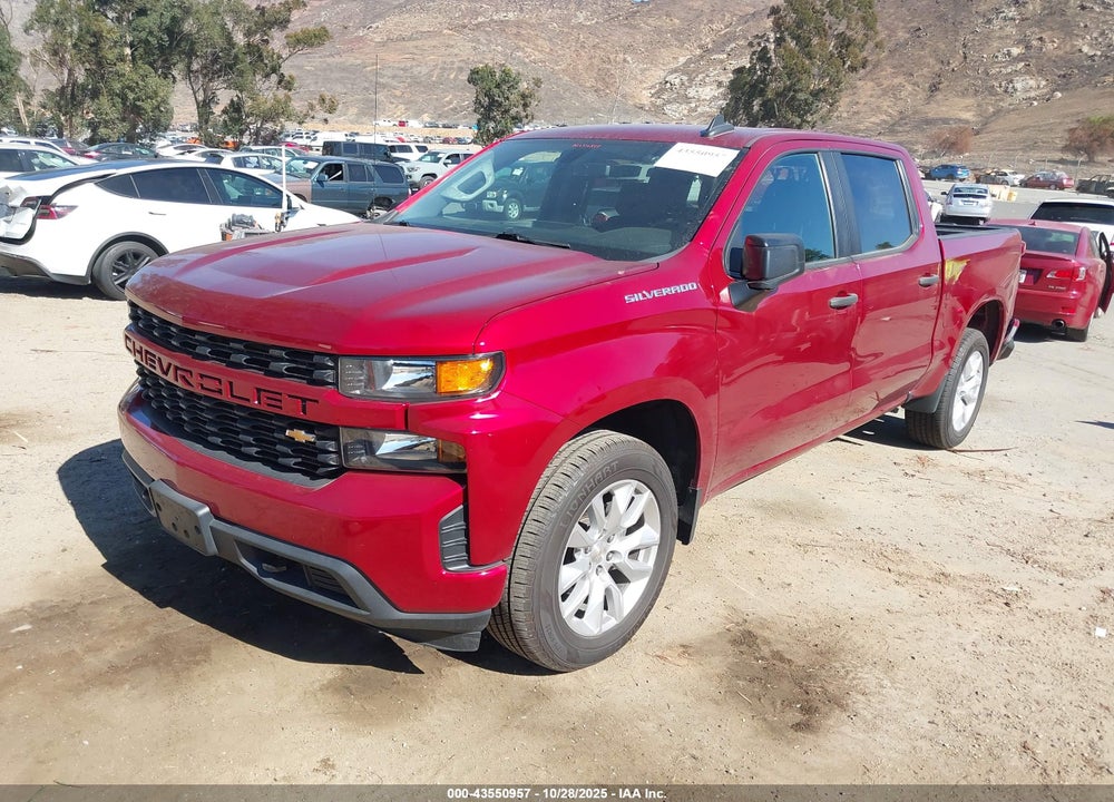 2022 CHEVROLET SILVERADO 1500 LTD 2WD SHORT BED CUSTOM VIN: 1GCPWBEK0NZ236010