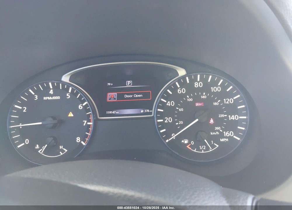 2017 NISSAN ALTIMA 2.5 SR VIN: 1N4AL3AP2HC189632