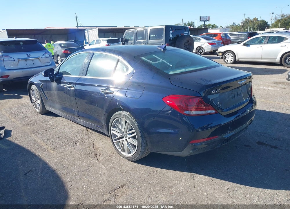 2021 GENESIS G70 2.0T RWD VIN: KMTG34LA2MU075963