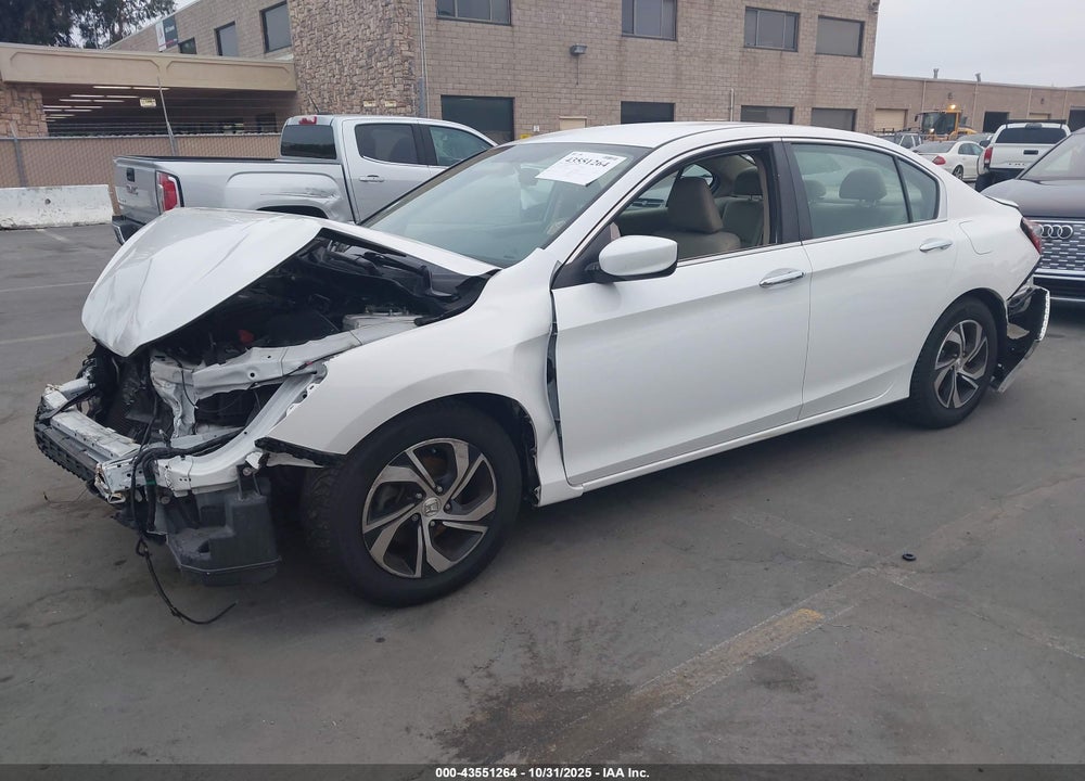 2016 HONDA ACCORD LX VIN: 1HGCR2F34GA141899