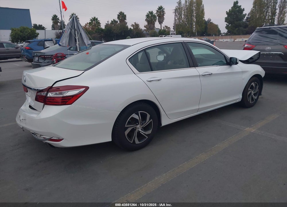 2016 HONDA ACCORD LX VIN: 1HGCR2F34GA141899