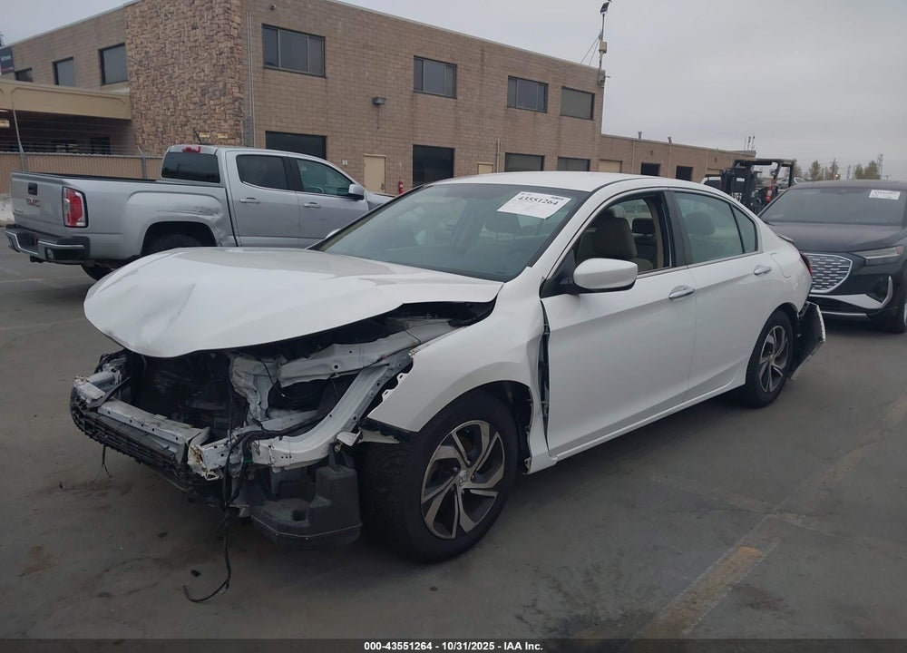 2016 HONDA ACCORD LX VIN: 1HGCR2F34GA141899
