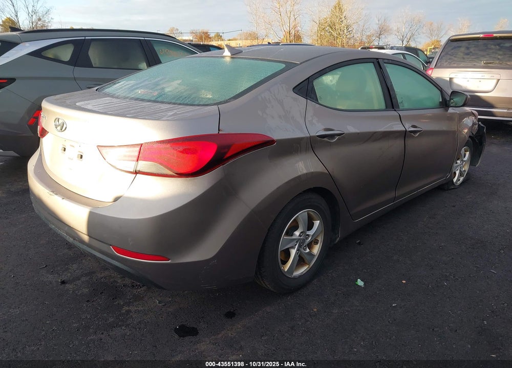 2014 HYUNDAI ELANTRA SE VIN: 5NPDH4AE5EH545570