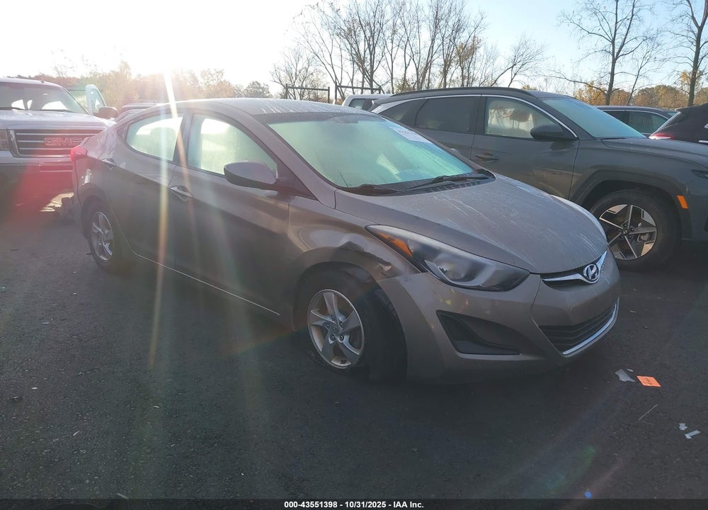 2014 HYUNDAI ELANTRA SE VIN: 5NPDH4AE5EH545570