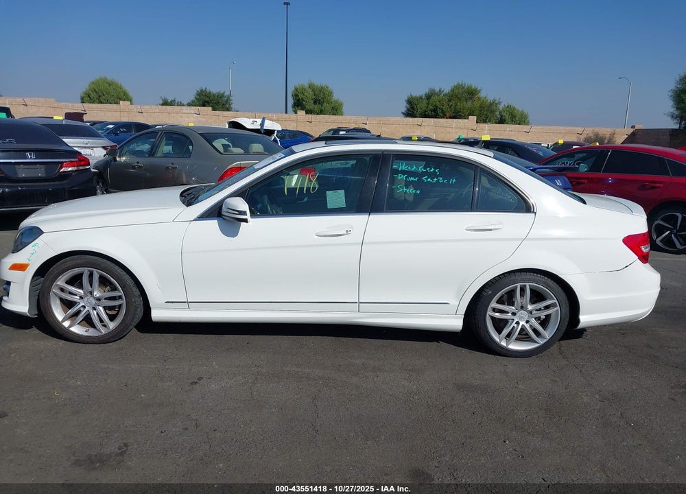 2013 MERCEDES-BENZ C 250 SPORT VIN: WDDGF4HB1DA838487