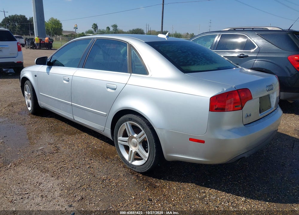 2006 AUDI A4 2.0T VIN: WAUDF78E56A025405