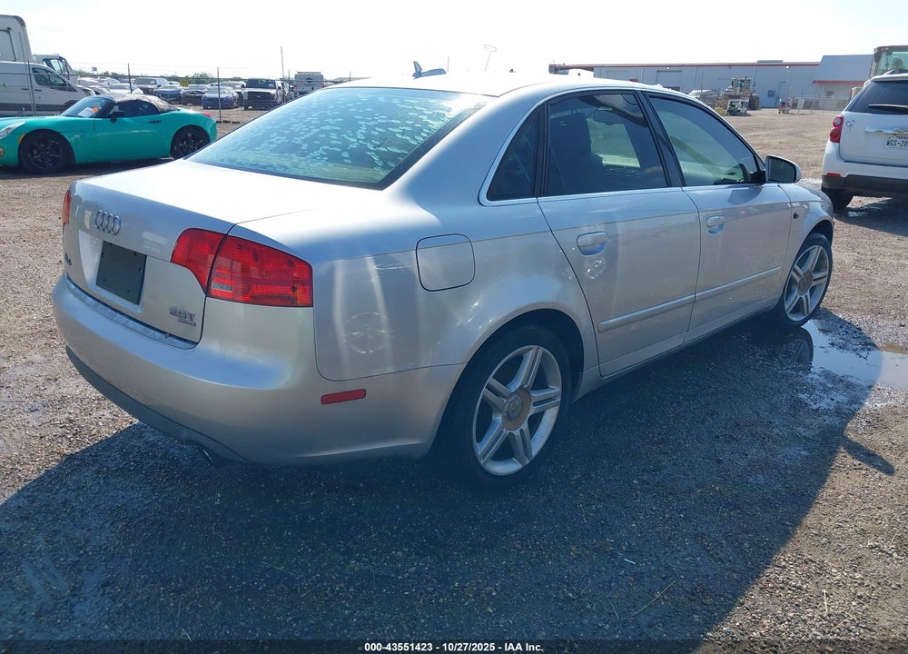 2006 AUDI A4 2.0T VIN: WAUDF78E56A025405