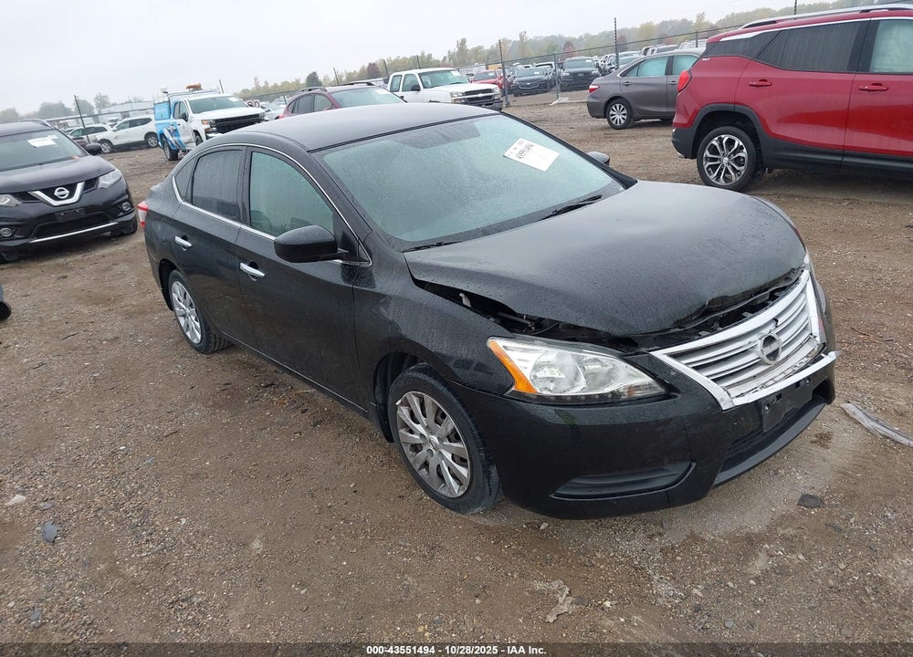 2015 NISSAN SENTRA SV VIN: 3N1AB7AP9FY267223