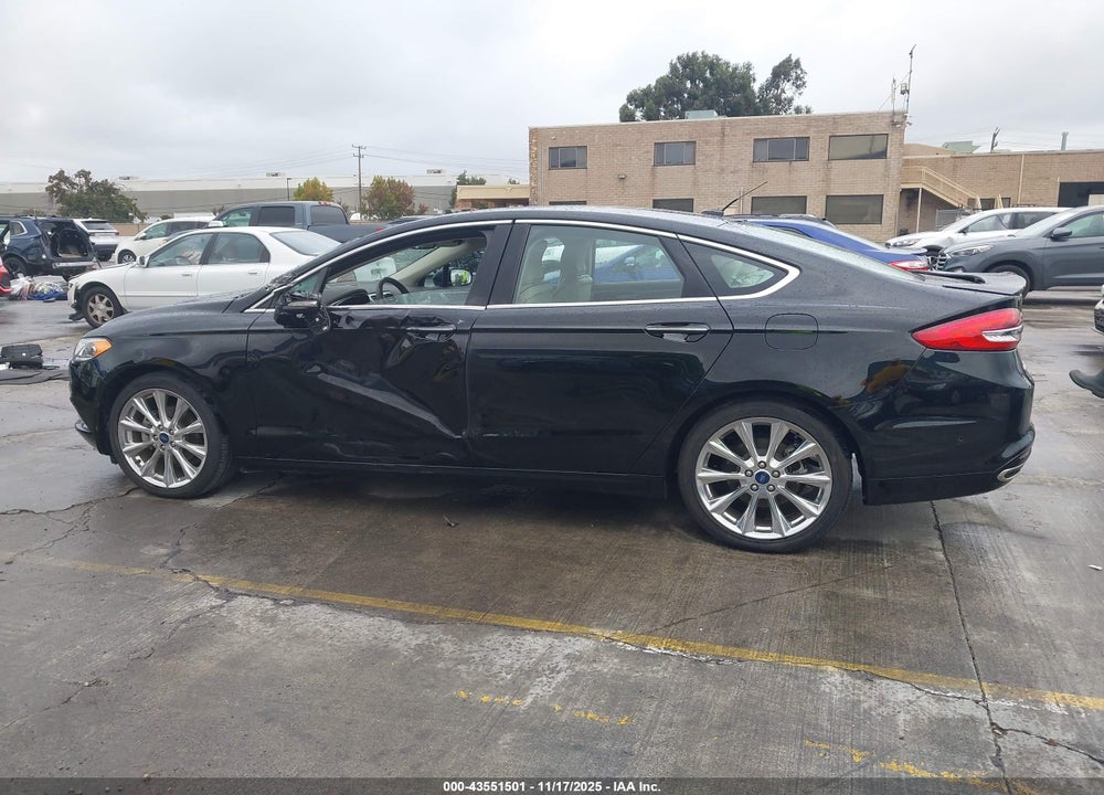 2017 FORD FUSION PLATINUM VIN: 3FA6P0K94HR329853