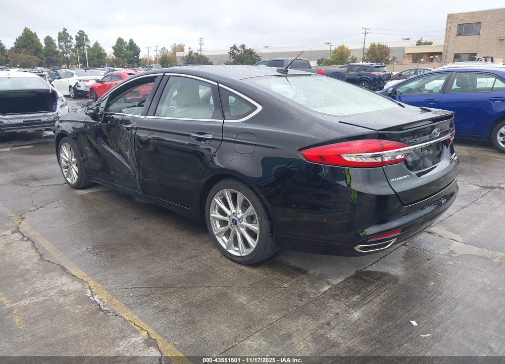 2017 FORD FUSION PLATINUM VIN: 3FA6P0K94HR329853