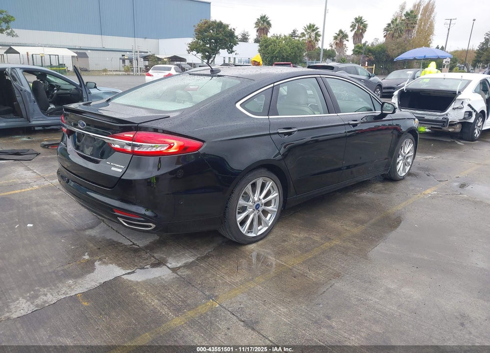 2017 FORD FUSION PLATINUM VIN: 3FA6P0K94HR329853