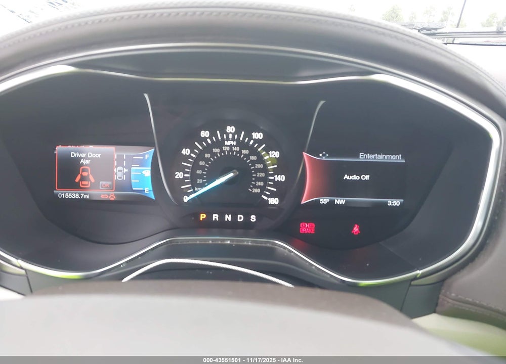 2017 FORD FUSION PLATINUM VIN: 3FA6P0K94HR329853