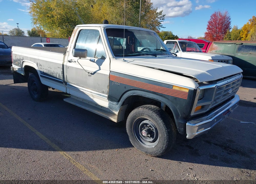 1986 FORD F250 VIN: 1FTHF2616GPA50755