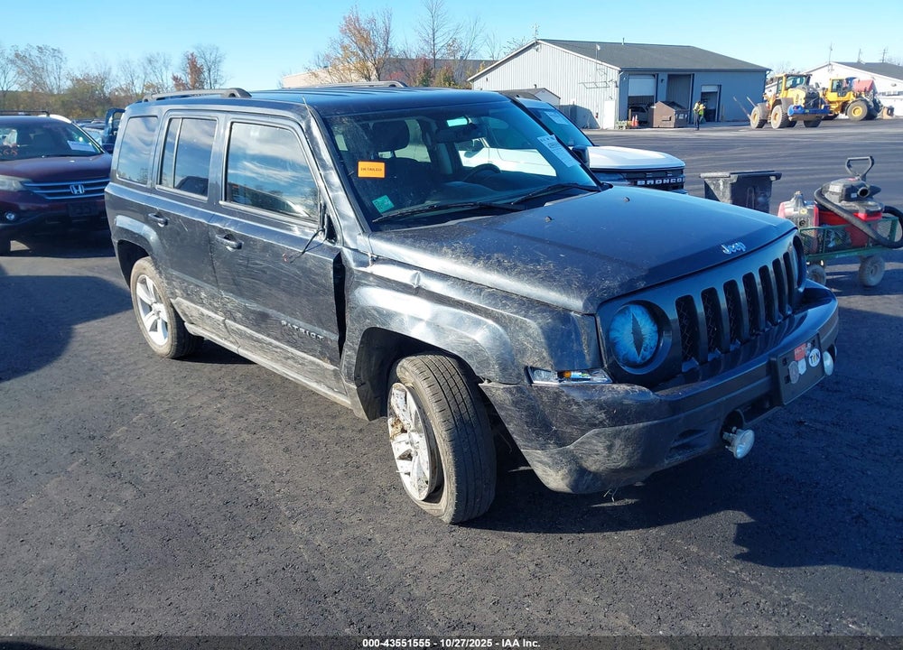 2014 JEEP PATRIOT LATITUDE VIN: 1C4NJRFB8ED761827