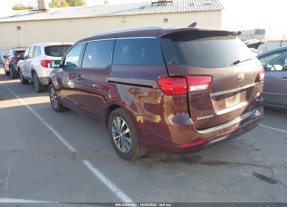 2018 KIA SEDONA SX VIN: KNDMC5C15J6404257