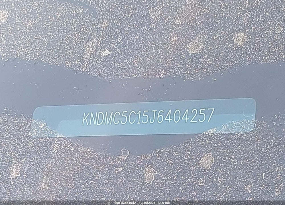 2018 KIA SEDONA SX VIN: KNDMC5C15J6404257