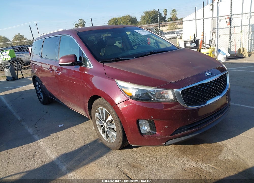 2018 KIA SEDONA SX VIN: KNDMC5C15J6404257