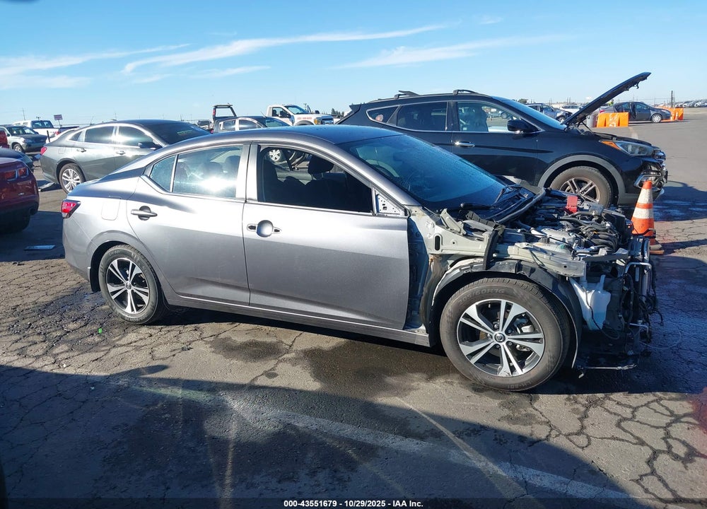 2022 NISSAN SENTRA SV XTRONIC CVT VIN: 3N1AB8CV4NY238695