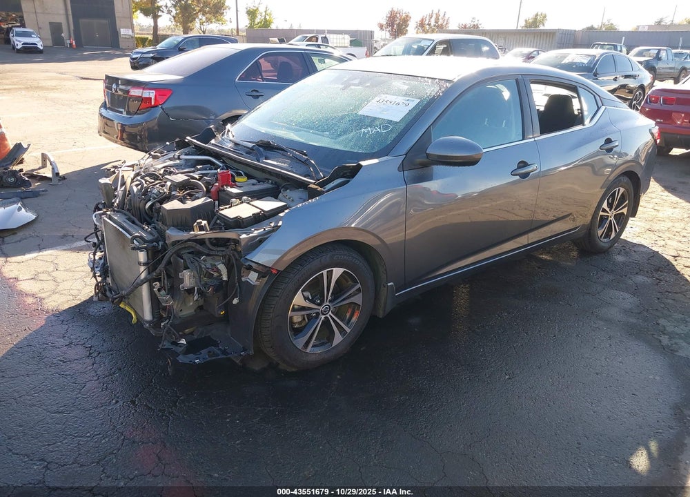 2022 NISSAN SENTRA SV XTRONIC CVT VIN: 3N1AB8CV4NY238695