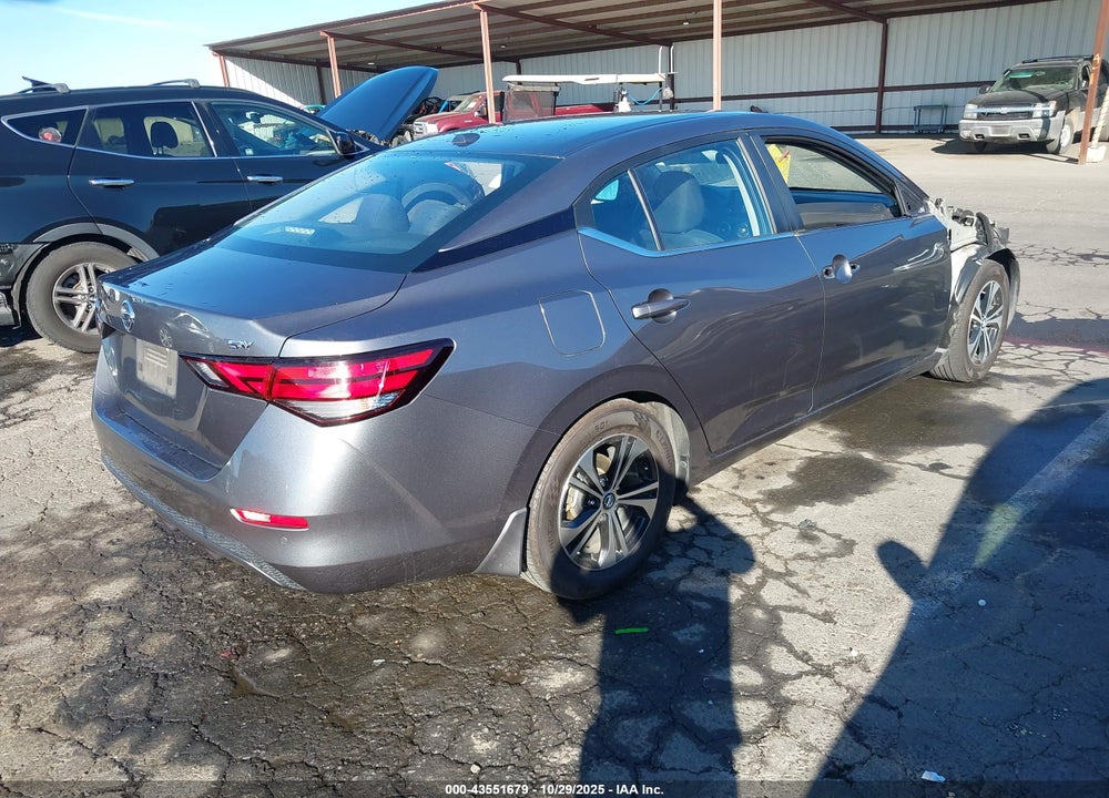 2022 NISSAN SENTRA SV XTRONIC CVT VIN: 3N1AB8CV4NY238695