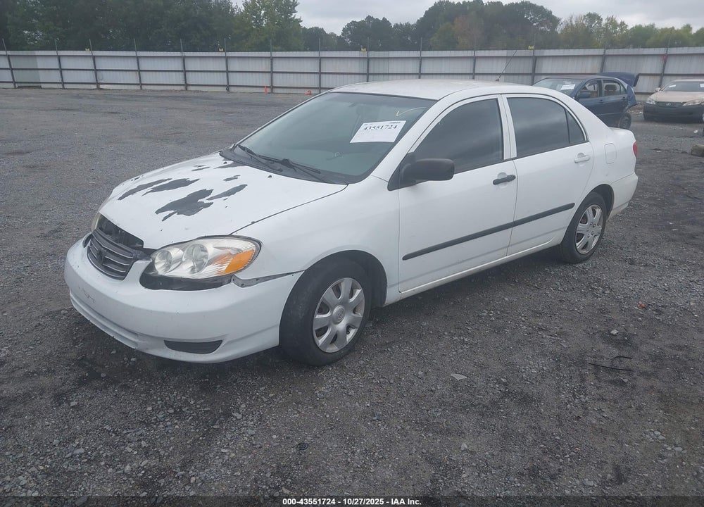 2003 TOYOTA COROLLA CE VIN: JTDBR32E930029784