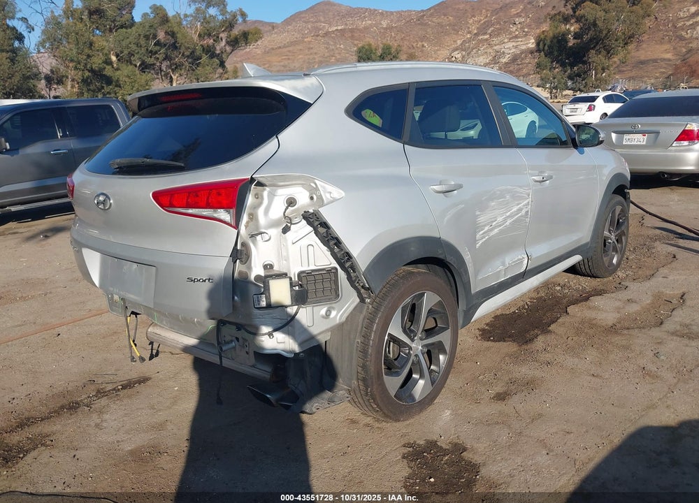 2018 HYUNDAI TUCSON SPORT VIN: KM8J33AL8JU720335