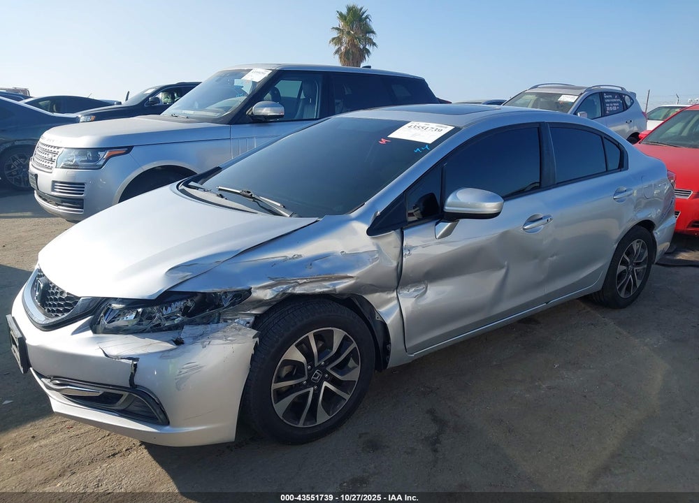 2015 HONDA CIVIC EX VIN: 19XFB2F81FE248416