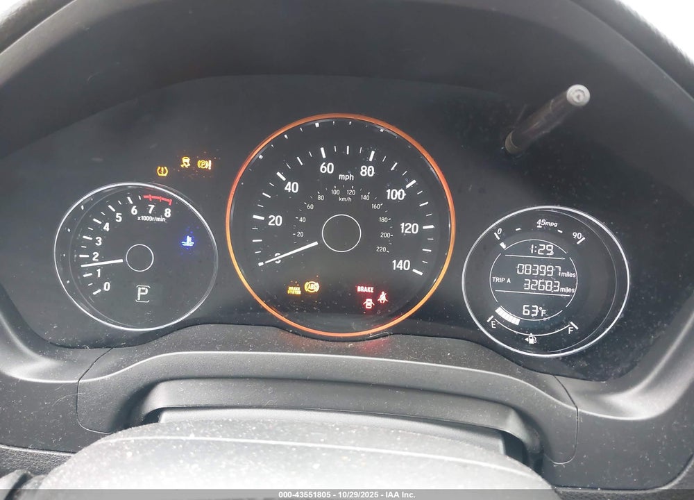 2016 HONDA HR-V EX VIN: 3CZRU6H54GM711183