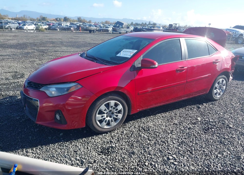 2015 TOYOTA COROLLA S VIN: 2T1BURHE5FC365483