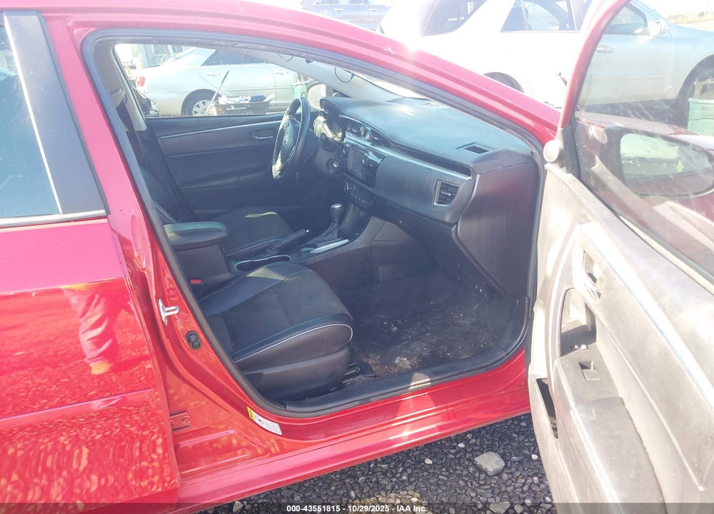 2015 TOYOTA COROLLA S VIN: 2T1BURHE5FC365483