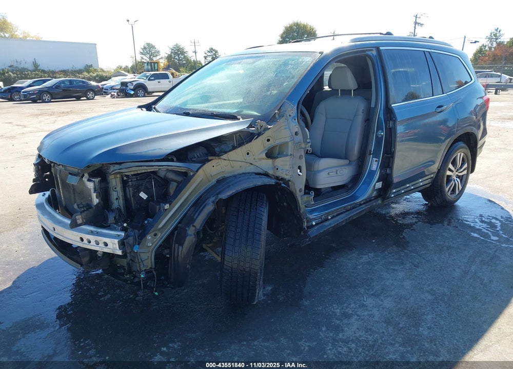 2017 HONDA PILOT EX-L VIN: 5FNYF5H53HB044506