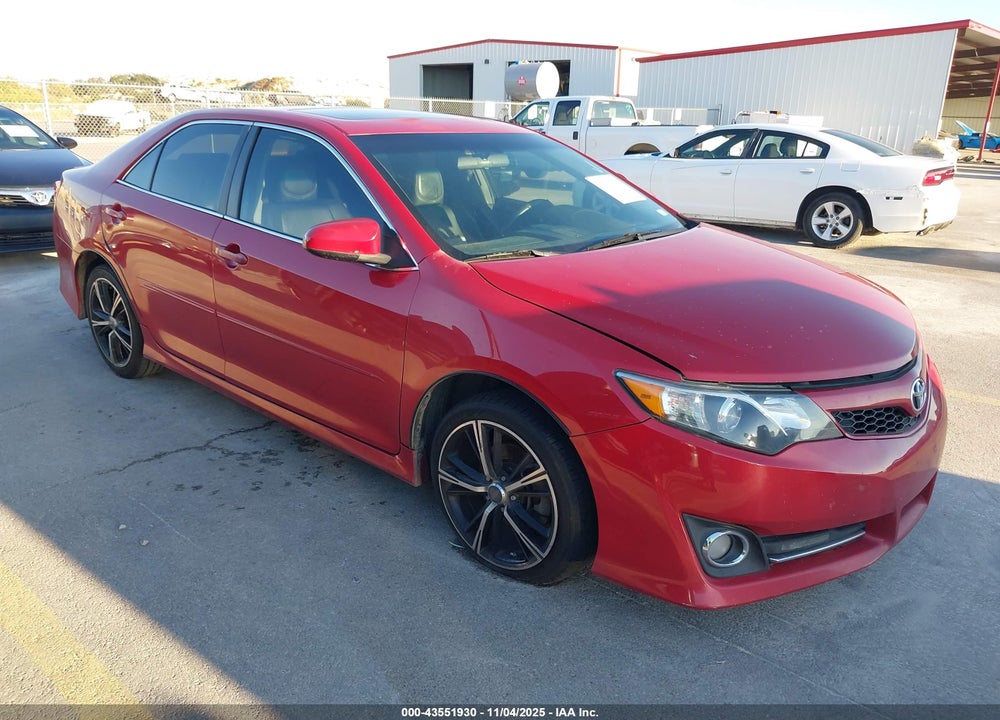 2012 TOYOTA CAMRY SE LIMITED EDITION VIN: 4T1BF1FK6CU622553