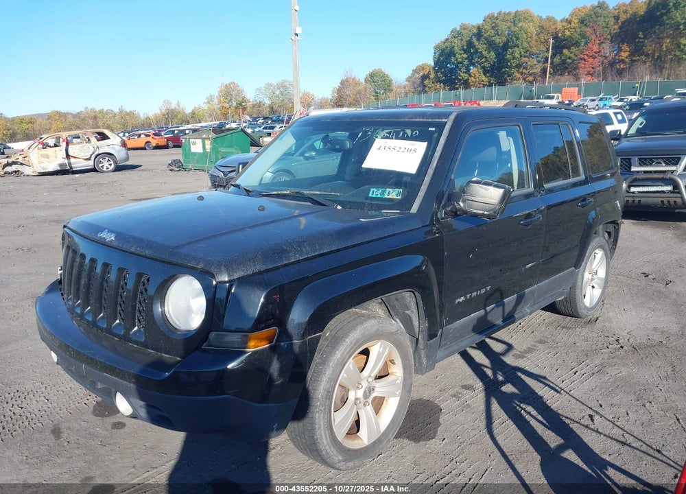 2013 JEEP PATRIOT VIN: 1C4NJRBB1DD212524