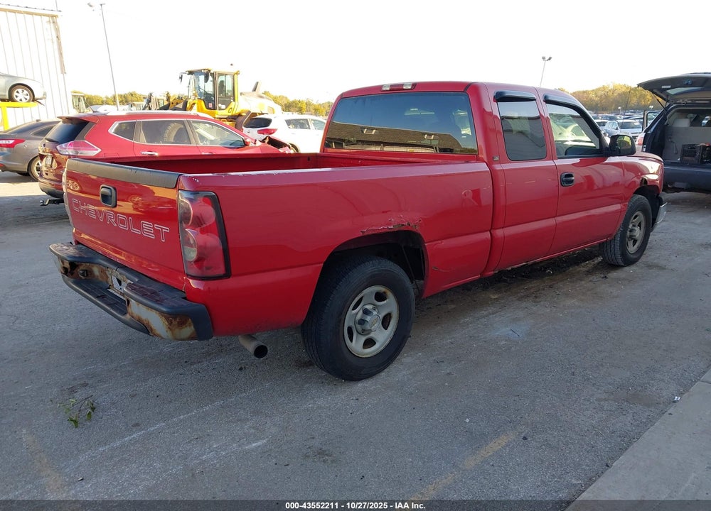 2004 CHEVROLET SILVERADO 1500 WORK TRUCK VIN: 1GCEC19X84Z328108