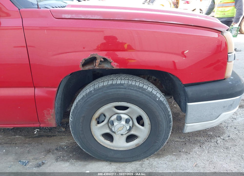 2004 CHEVROLET SILVERADO 1500 WORK TRUCK VIN: 1GCEC19X84Z328108
