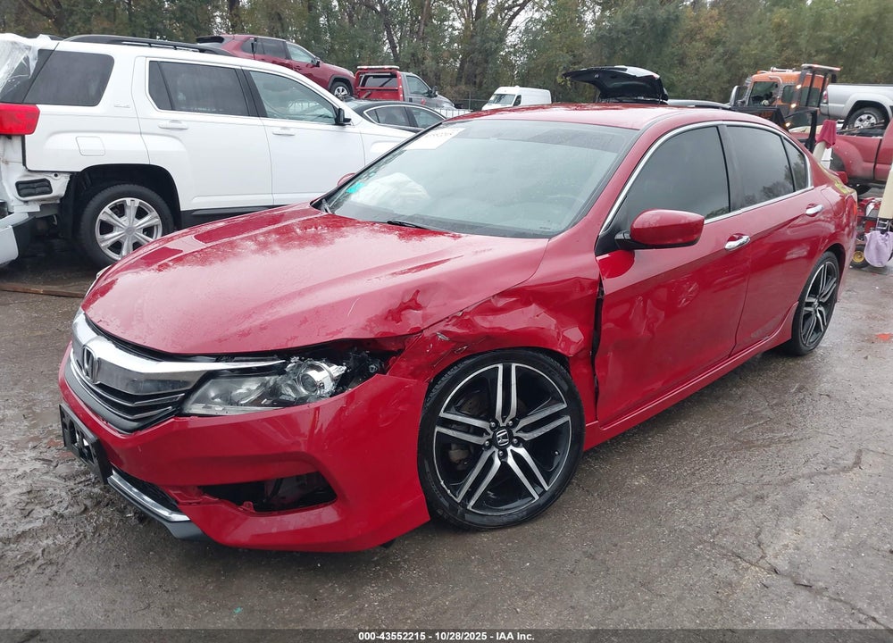 2016 HONDA ACCORD SPORT VIN: 1HGCR2F53GA127493