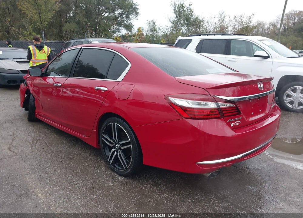 2016 HONDA ACCORD SPORT VIN: 1HGCR2F53GA127493