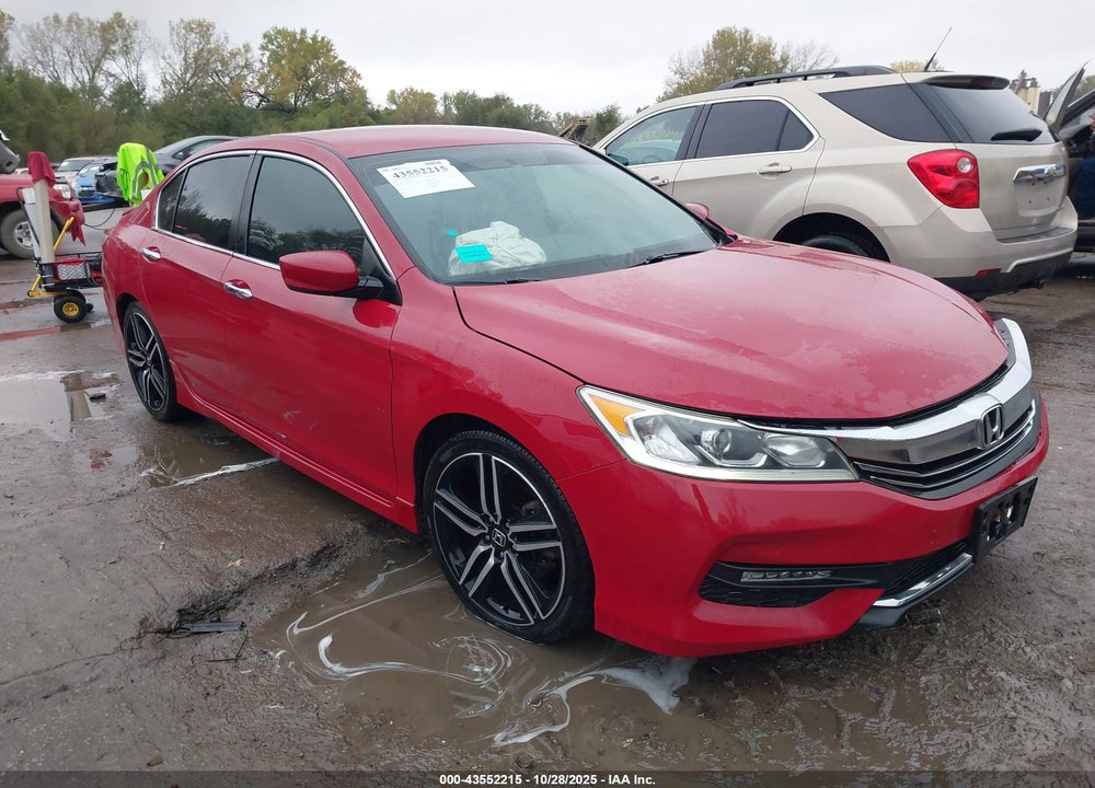 2016 HONDA ACCORD SPORT VIN: 1HGCR2F53GA127493