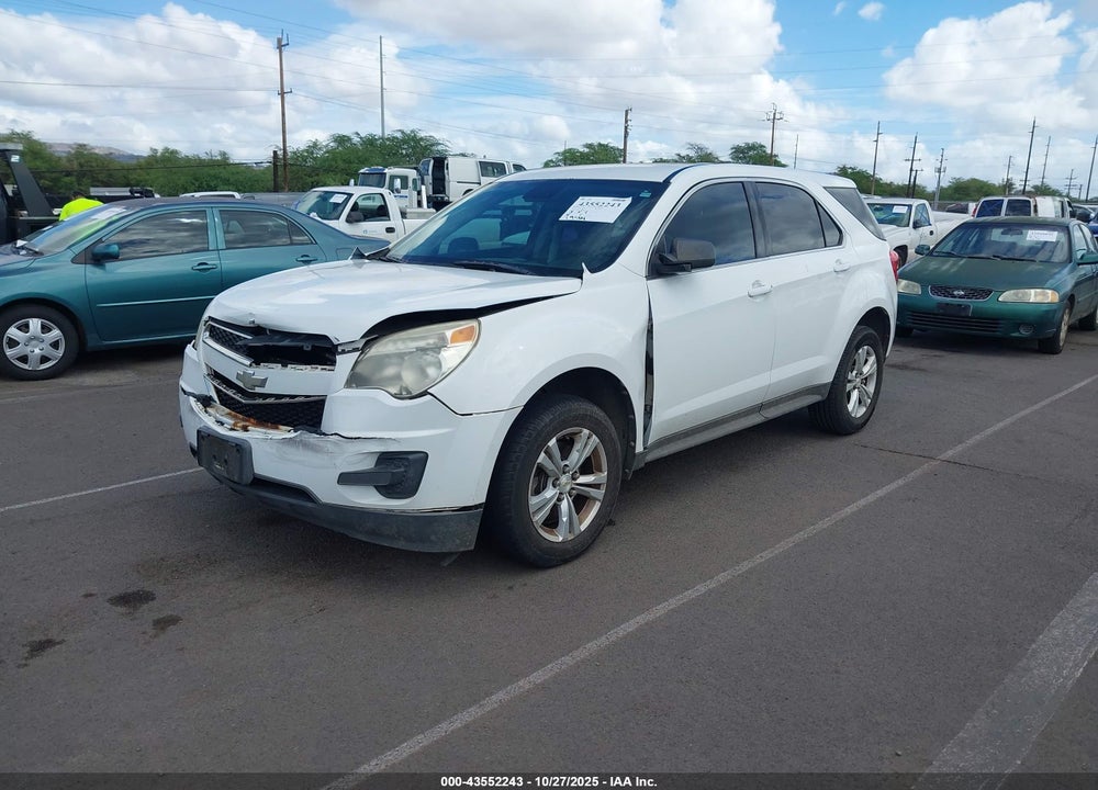 2012 CHEVROLET EQUINOX LS VIN: 2GNALBEK1C6217285