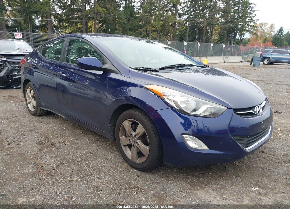 2012 HYUNDAI ELANTRA GLS/LIMITED VIN: 5NPDH4AE2CH106128