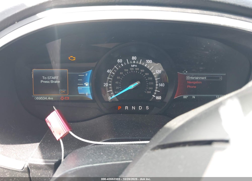 2018 FORD EDGE TITANIUM VIN: 2FMPK4K94JBB44769